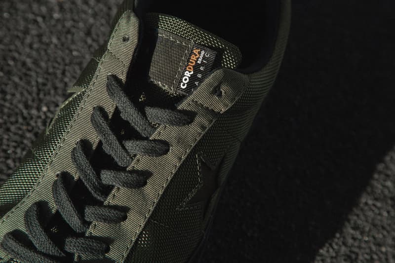 Carhartt WIP Converse One Star Release date HBX sneaker info purchase cordura collaboration green black september 2018 drop release date info