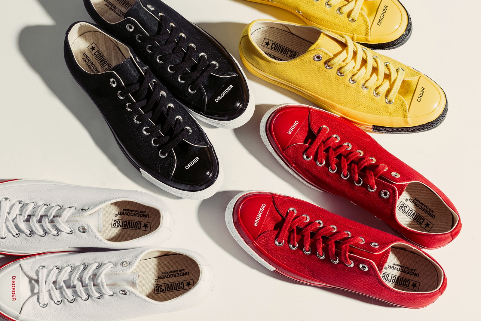 Converse x Undercover "Order and Disorder" Collection Shoes Trainers Sneakers Kicks Footwear Cop Purchase Buy Collab Collaboration Feature Sneaker Boutique