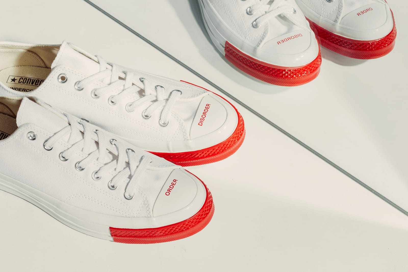 converse undercover red