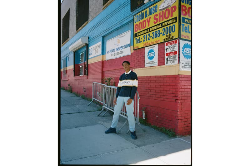 Cordell Broadus x Perry Ellis America Preview snoop dog joy rich denim cage blue black green white button-up rugby shirt