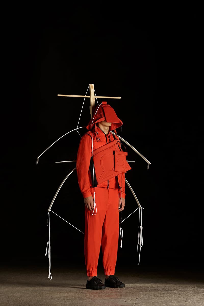 moncler genius craig green spring summer 2019 collection presentation lookbook 5 tent sculpture exhibition