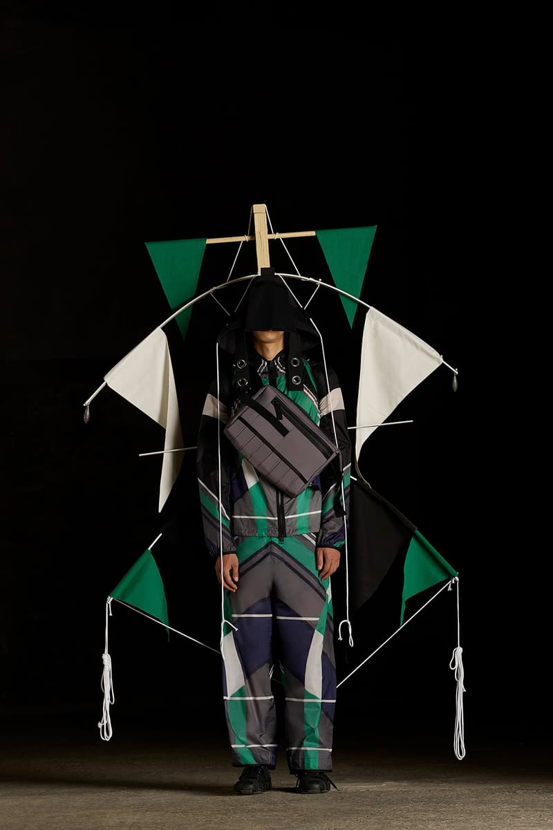moncler genius craig green spring summer 2019 collection presentation lookbook 5 tent sculpture exhibition