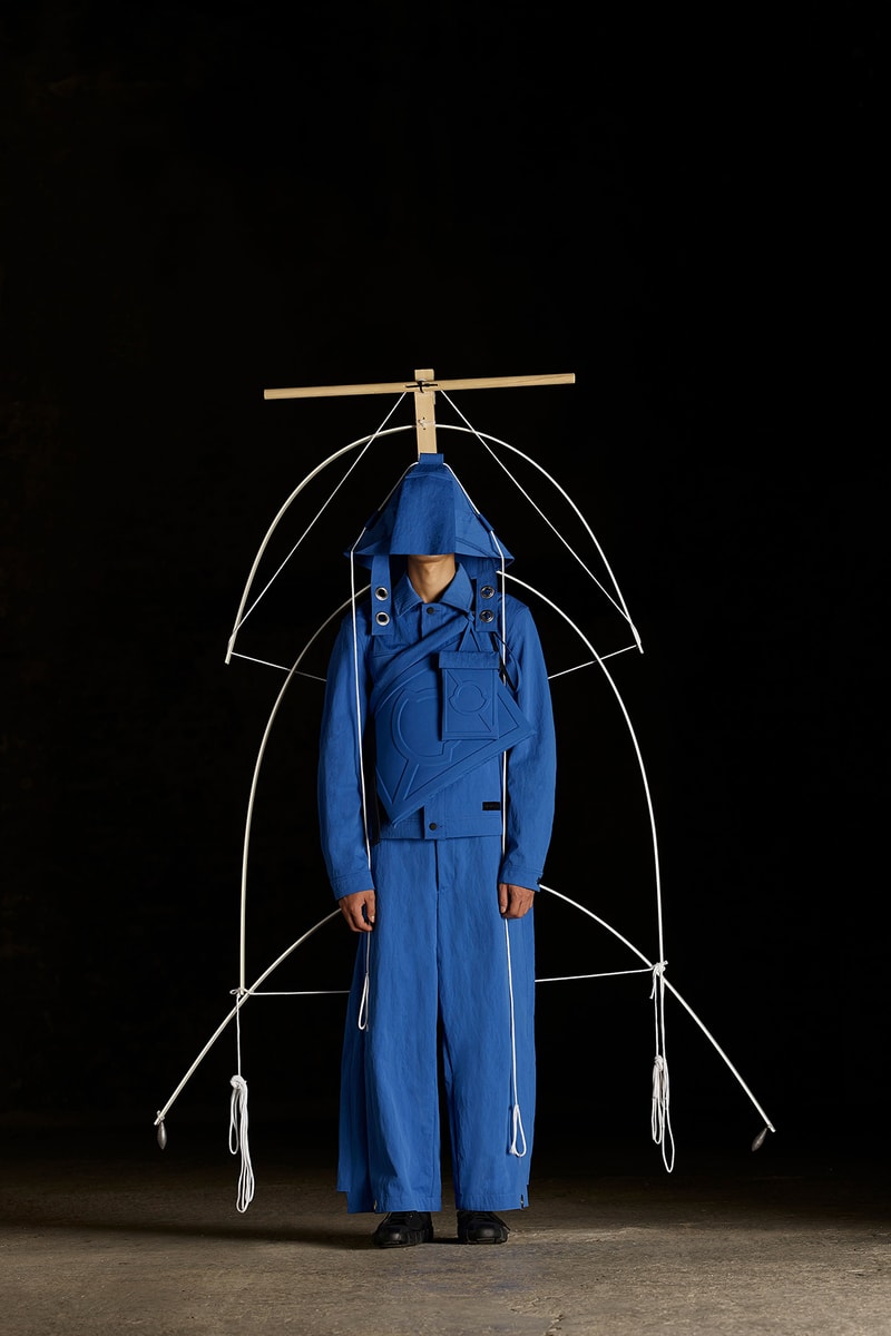 moncler genius craig green spring summer 2019 collection presentation lookbook 5 tent sculpture exhibition