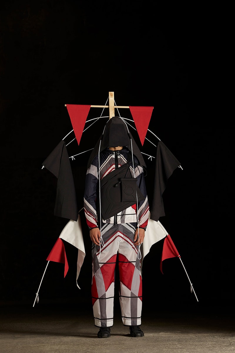 moncler genius craig green spring summer 2019 collection presentation lookbook 5 tent sculpture exhibition