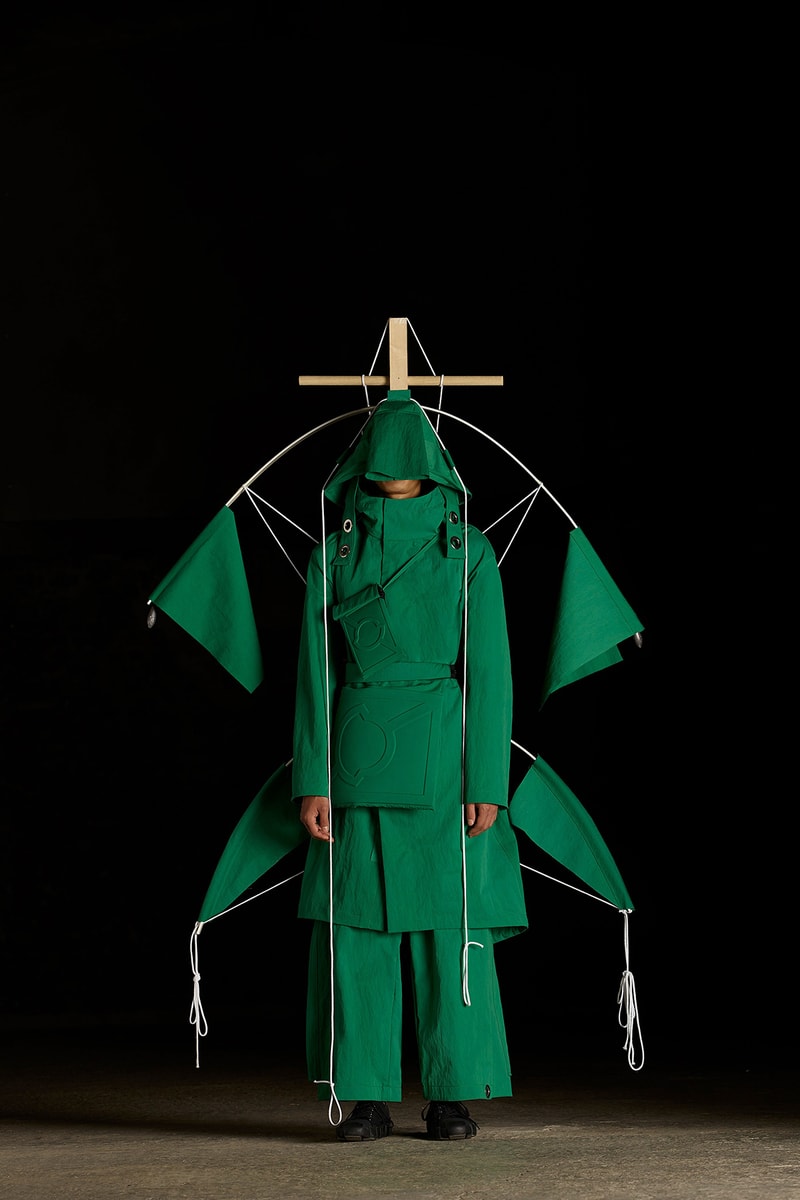 moncler genius craig green spring summer 2019 collection presentation lookbook 5 tent sculpture exhibition