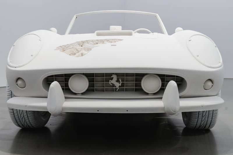 Daniel Arsham Cast One of the Most Beautiful Ferraris Ever Made for Latest Exhibition