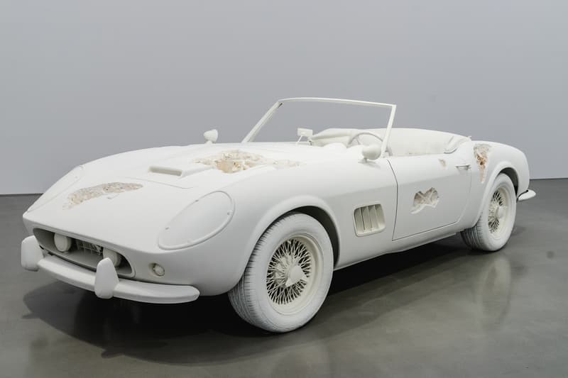 Daniel Arsham "3018" Galerie Perrotin Exhibition Ferrari 250GT California Spyder