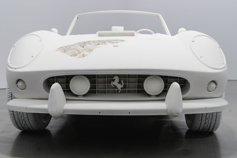 Daniel Arsham "3018" Galerie Perrotin Exhibition Ferrari 250GT California Spyder