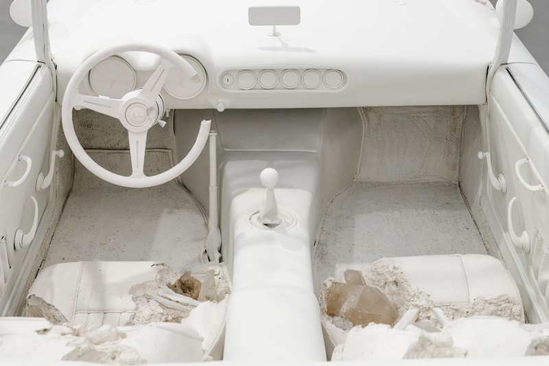 Daniel Arsham "3018" Galerie Perrotin Exhibition Ferrari 250GT California Spyder