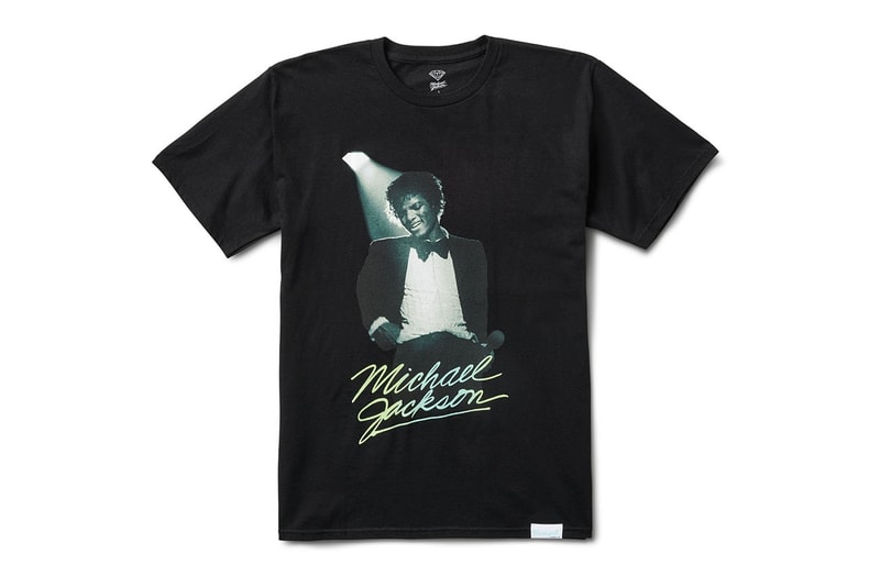 Diamond Supply Co. Michael Jackson King of Pop Collection capsule merch T-shirts hoodies skate deck hat track pants