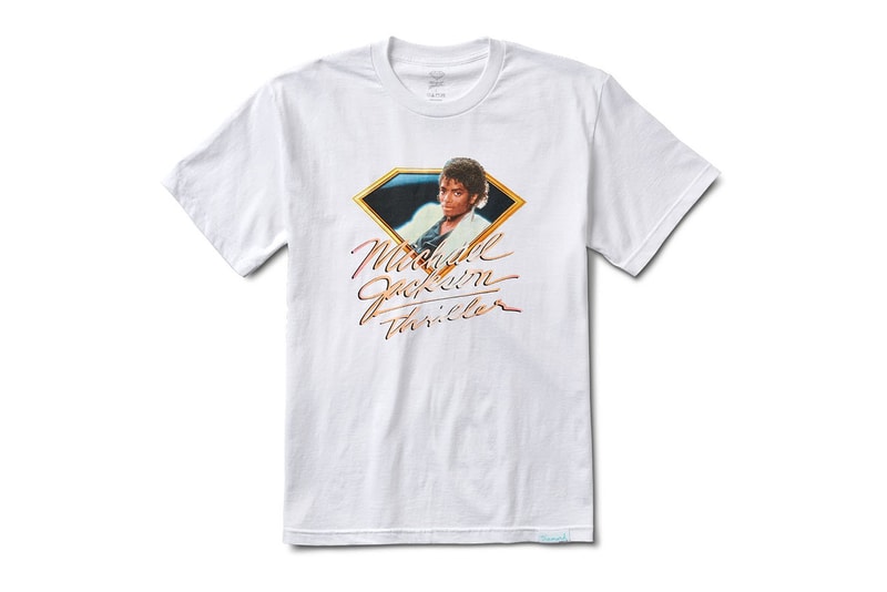 Diamond Supply Co. Michael Jackson King of Pop Collection capsule merch T-shirts hoodies skate deck hat track pants