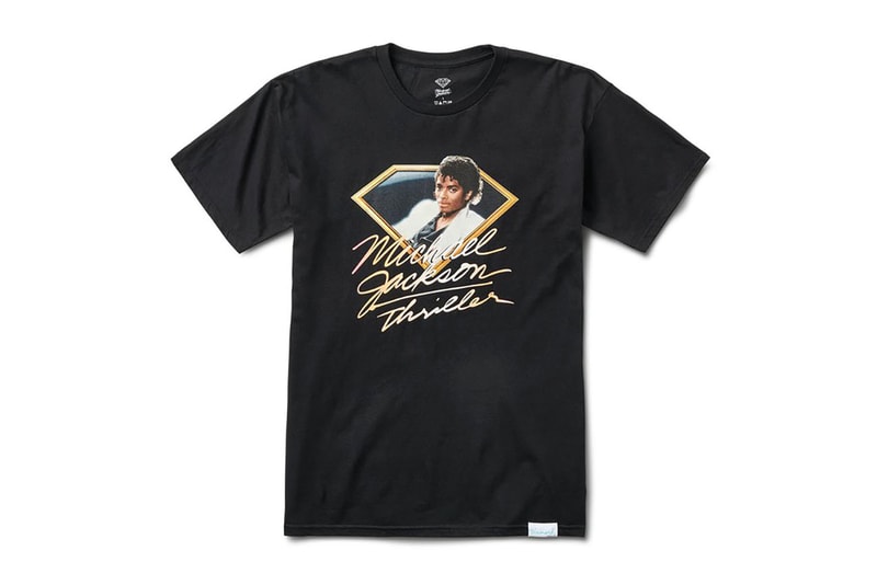 Diamond Supply Co. Michael Jackson King of Pop Collection capsule merch T-shirts hoodies skate deck hat track pants