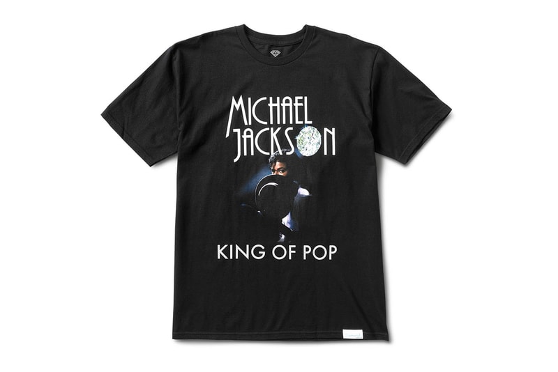 Diamond Supply Co. Michael Jackson King of Pop Collection capsule merch T-shirts hoodies skate deck hat track pants
