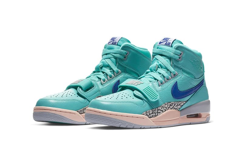 just don Don C Jordan Legacy 312 New Colorways Fall 2018 varsity red hyper jade black white official imagery nike sneaker