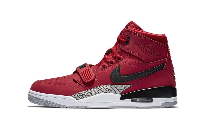 just don Don C Jordan Legacy 312 New Colorways Fall 2018 varsity red hyper jade black white official imagery nike sneaker