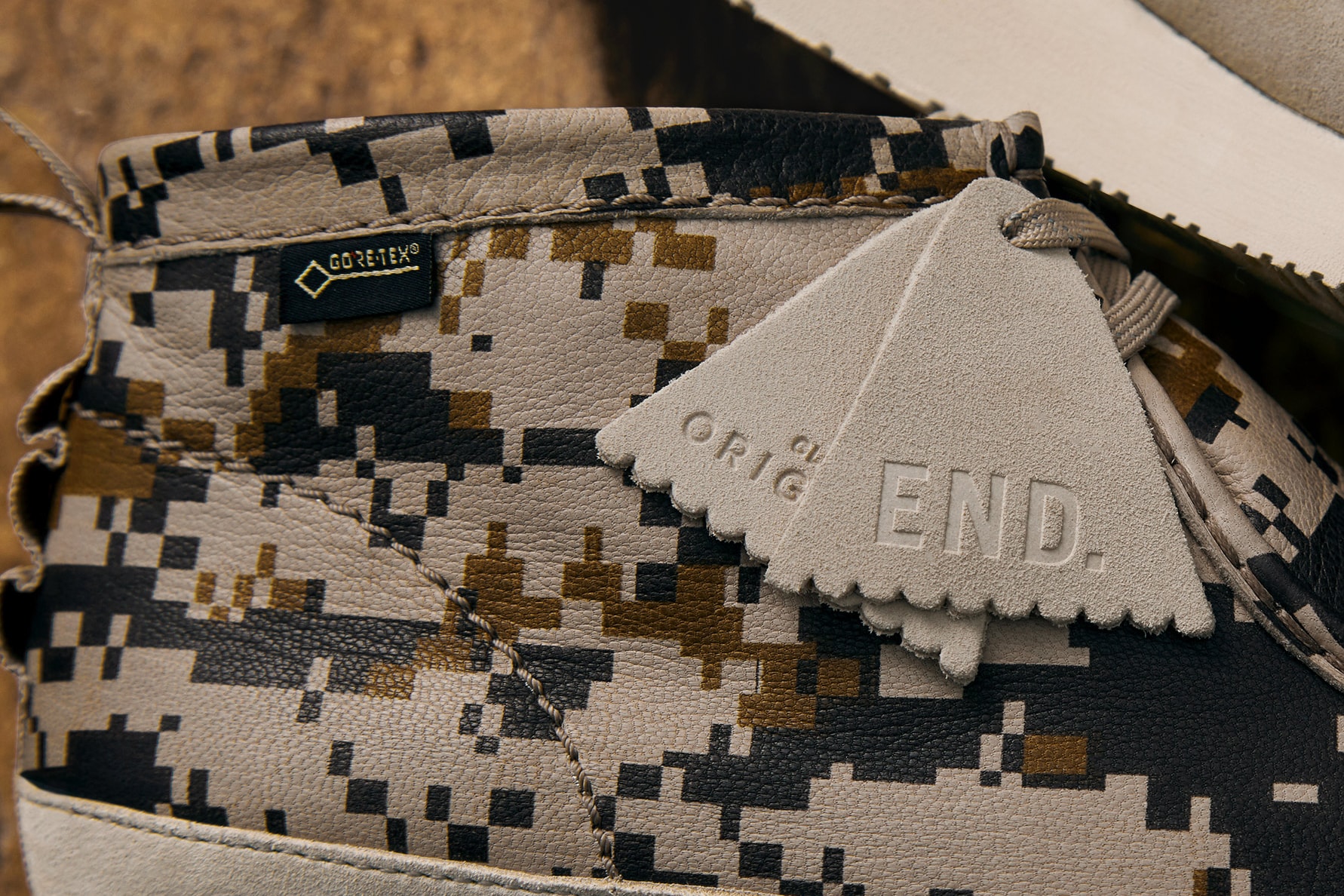 END. & Clarks Originals "Digi Camo" Capsule Info Clothing Footwear Wallabee GTX GORE-TEX heritage footwear classic shoes fashion style Clarks UK