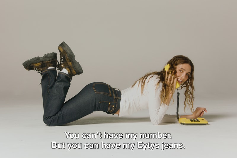 Eytys Buffalo Zine Denim Collection Benz Boyle Cypress Jeans Lookbooks Ready-To-Wear Unisex Tar Petrol Tartan Campaign Imagery Details New SSENSE HBX Matchesfashion London Stockholm