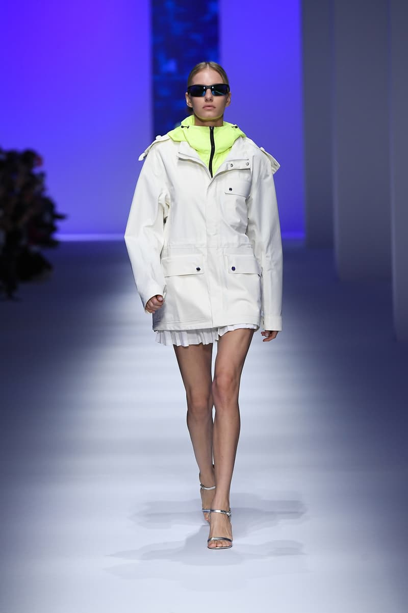 FILA Spring Summer 2019 Milan Fashion Week sportswear jackets swaeters hoodies bags hats accessories runway