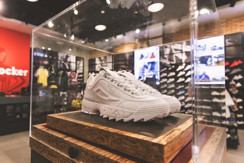 Foot Locker Open Second Singapore Retail Location Sneaker Nike Uptempo Fila Disruptor