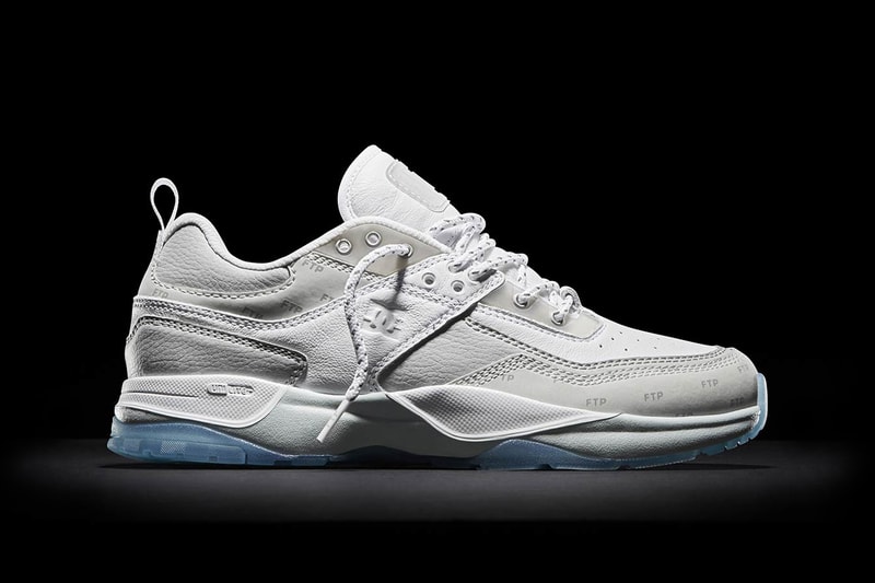 FTP fuck the populartion dc shoes e tribeka syntax sneaker collaboration footwear shoe skate black white blue running model september 22 2018 drop release date los angeles pop up