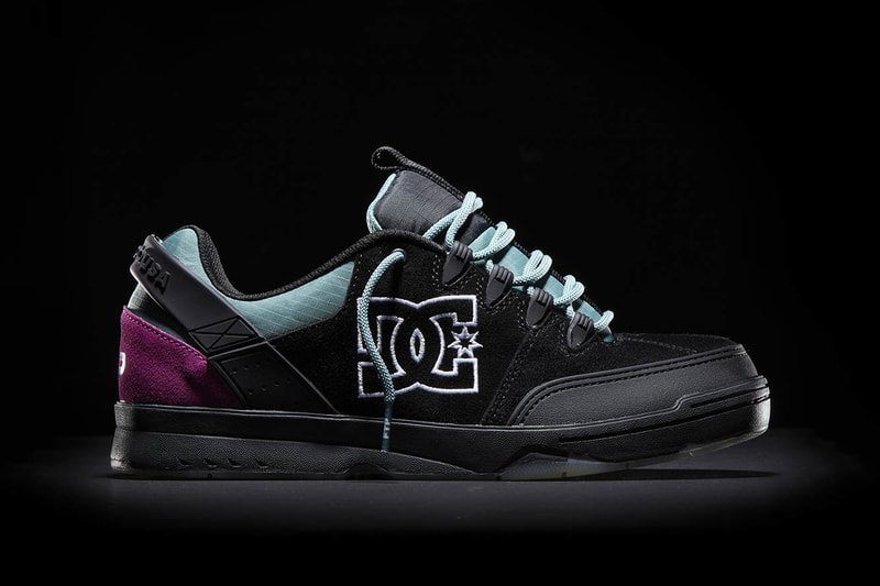 FTP fuck the populartion dc shoes e tribeka syntax sneaker collaboration footwear shoe skate black white blue running model september 22 2018 drop release date los angeles pop up