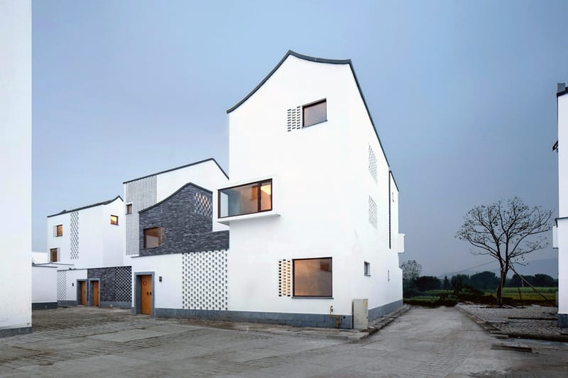 Gad Line+ Studio Develops Minimalist Low-Cost Housing in Rural Chinese Village