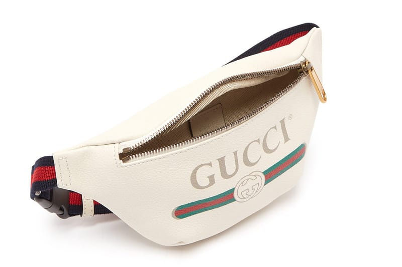 white gucci waist bag