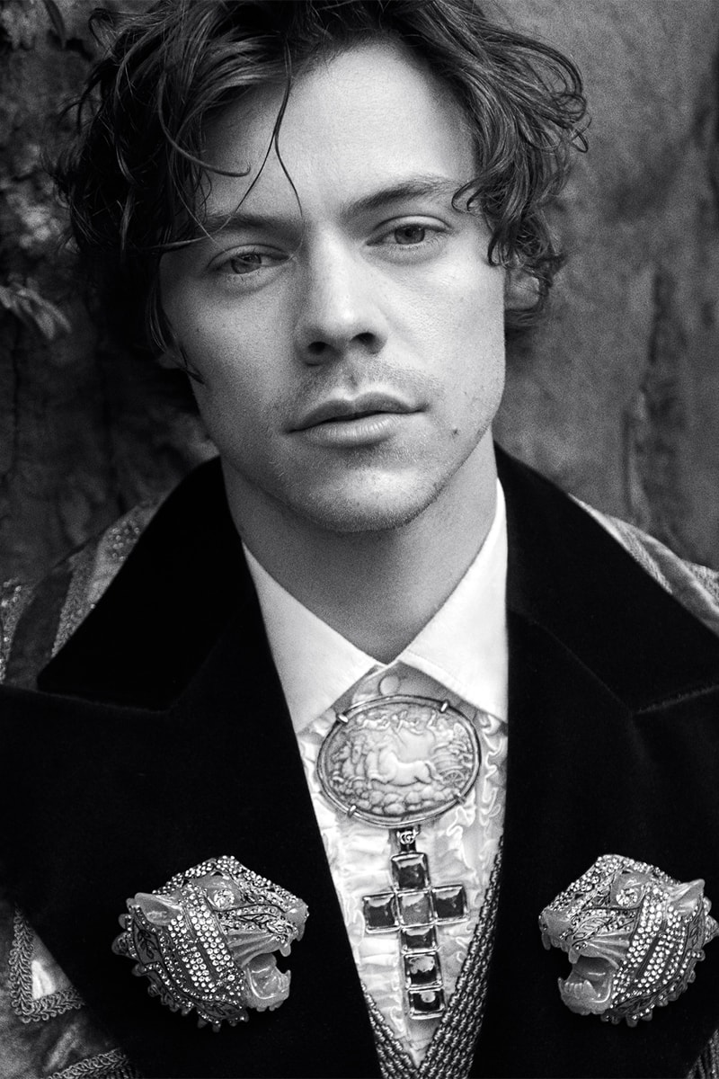 Gucci Cruise Harry Styles 2019 Mens Tailoring Campaign Fashion Clothing Garments High End Cop Purchase Buy Available Soon Glen Luchford Italy Villa Lante pig goat sheep
