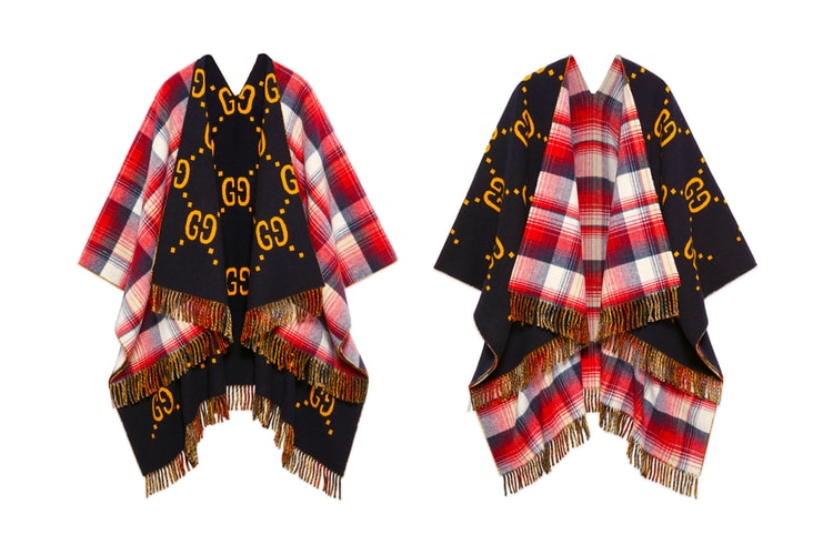 Gucci’s Reversible Wool Poncho Is Brimming With Heritage Accents