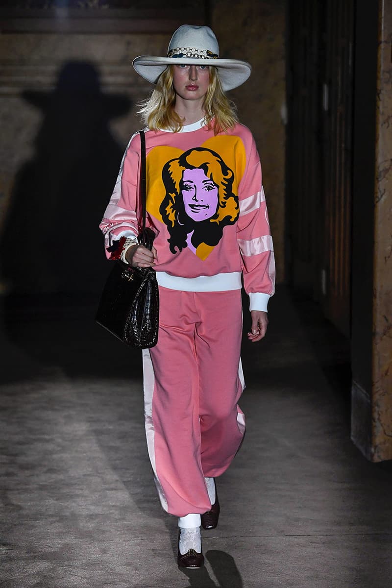 gucci spring summer 2019 runway presentation show paris fashion week alessandro michele menswear womens dolly parton