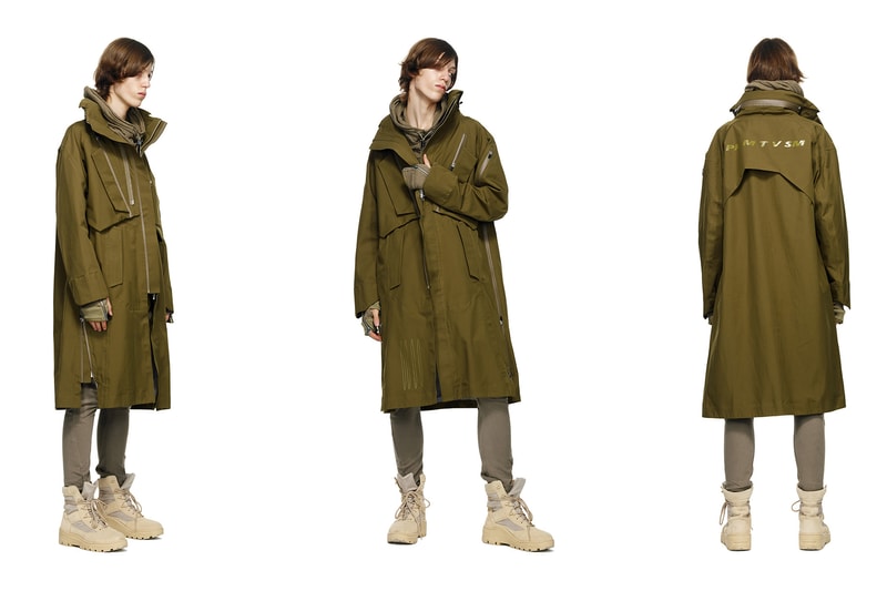 HAMCUS primativism fall winter 2018 collection lookbook china wash dye military techwear experimental handmade