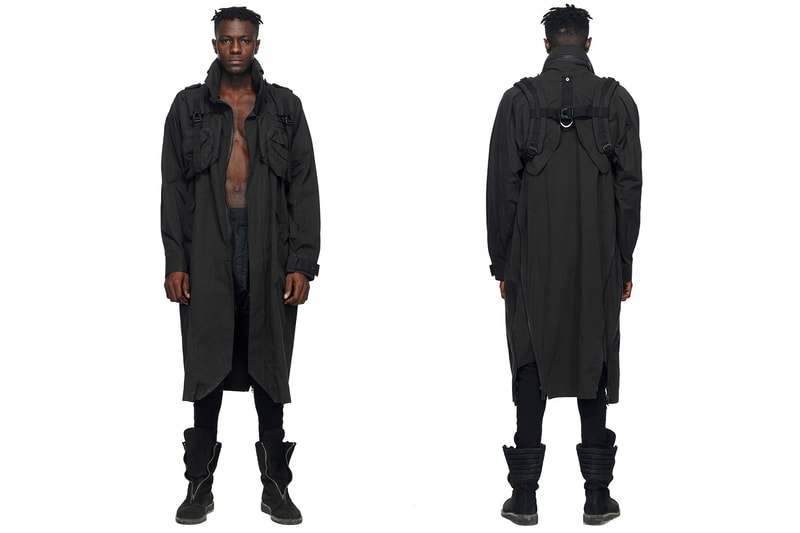 HAMCUS primativism fall winter 2018 collection lookbook china wash dye military techwear experimental handmade