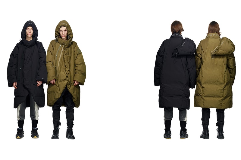 HAMCUS primativism fall winter 2018 collection lookbook china wash dye military techwear experimental handmade