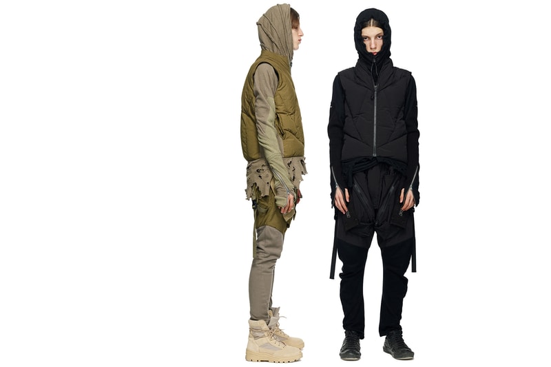 HAMCUS primativism fall winter 2018 collection lookbook china wash dye military techwear experimental handmade