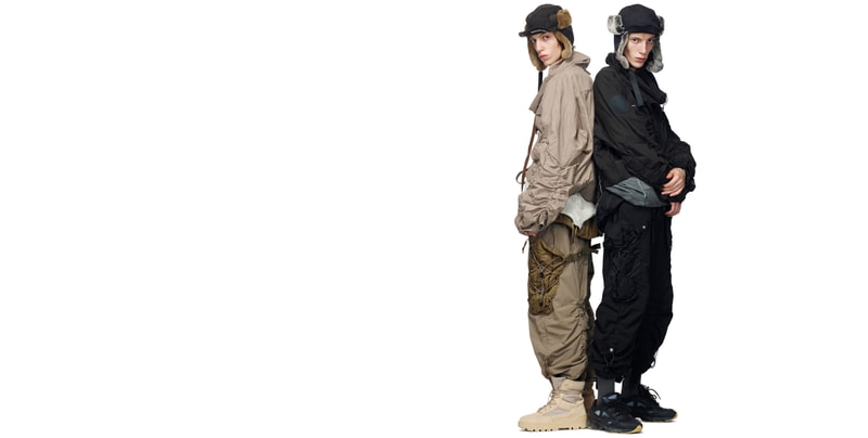 HAMCUS primativism fall winter 2018 collection lookbook china wash dye military techwear experimental handmade