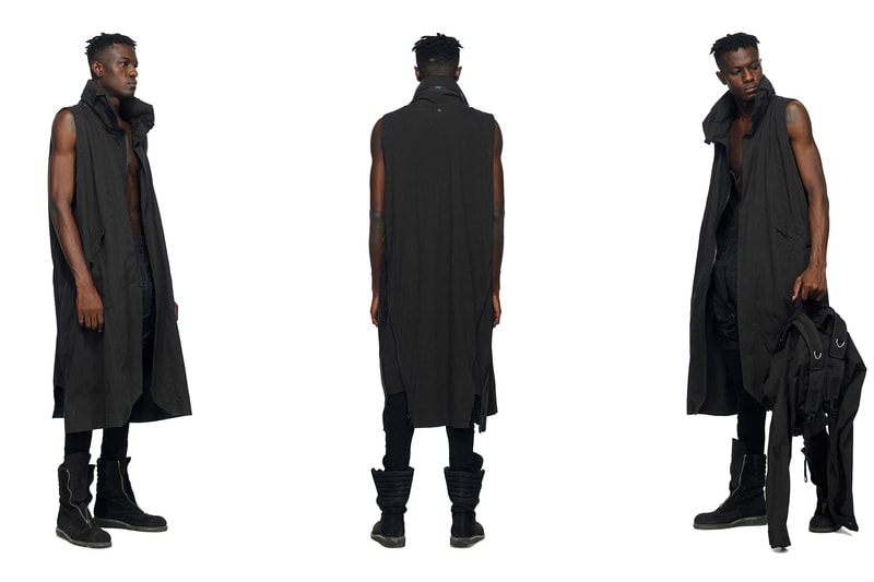 HAMCUS primativism fall winter 2018 collection lookbook china wash dye military techwear experimental handmade