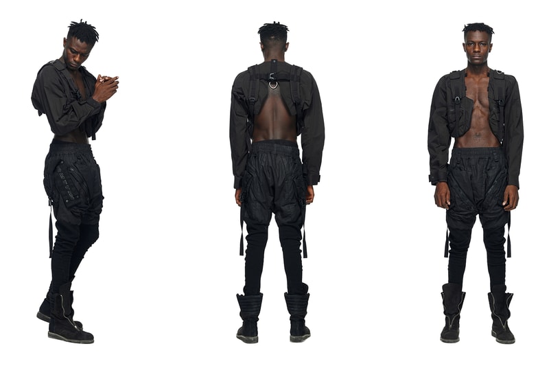 HAMCUS primativism fall winter 2018 collection lookbook china wash dye military techwear experimental handmade