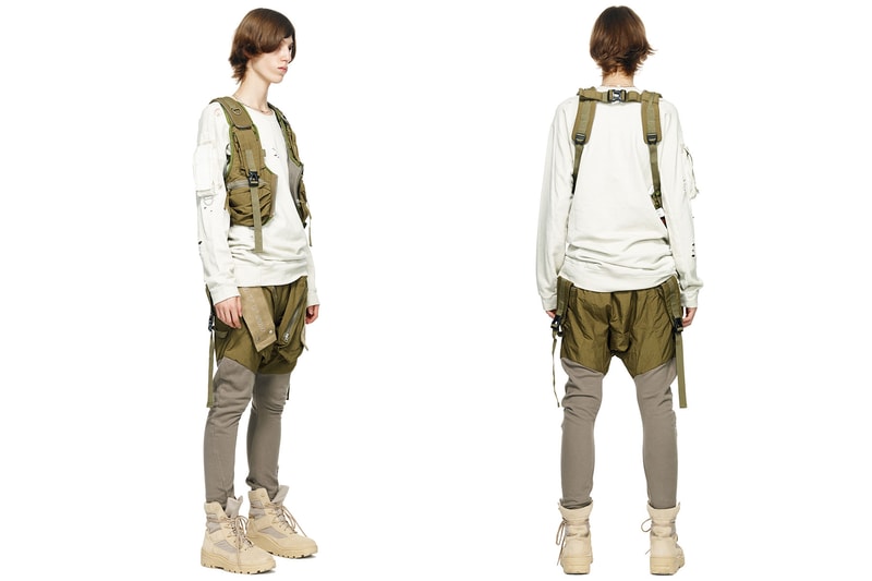 HAMCUS primativism fall winter 2018 collection lookbook china wash dye military techwear experimental handmade