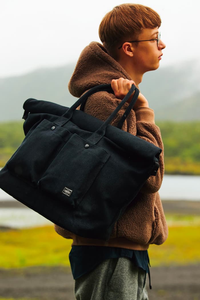 HEAD PORTER Fall Winter 2018 Lookbook collection HEAD PORTER PLUS bags accessories jackets sweaters hoodies pants
