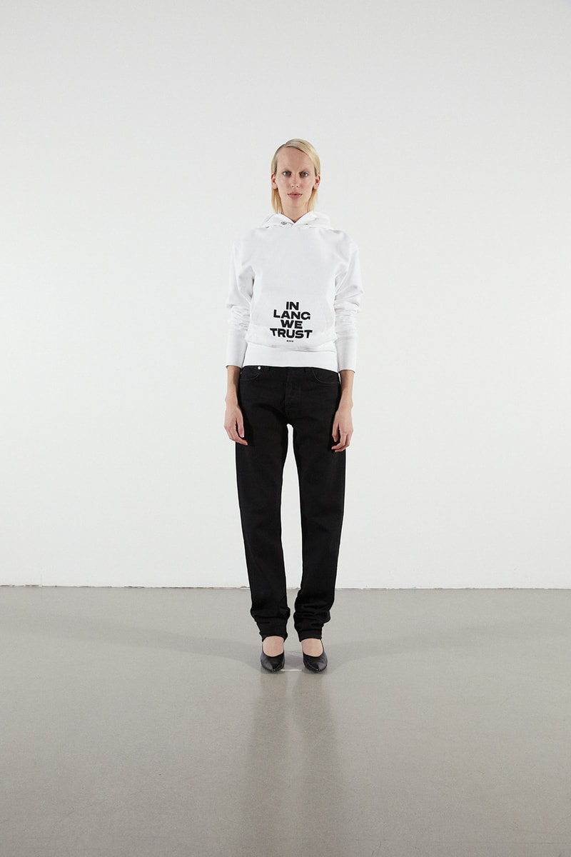 Helmut Lang Jeans Under Construction Launch Denim straight bootcut drainpipe the trucker jacket Brian Roettinger Nocona cowboy boots hand painted Sarah Morris Alix Browne capsule
