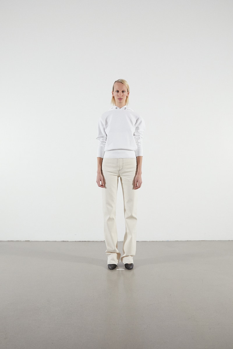 Helmut Lang Jeans Under Construction Launch Denim straight bootcut drainpipe the trucker jacket Brian Roettinger Nocona cowboy boots hand painted Sarah Morris Alix Browne capsule