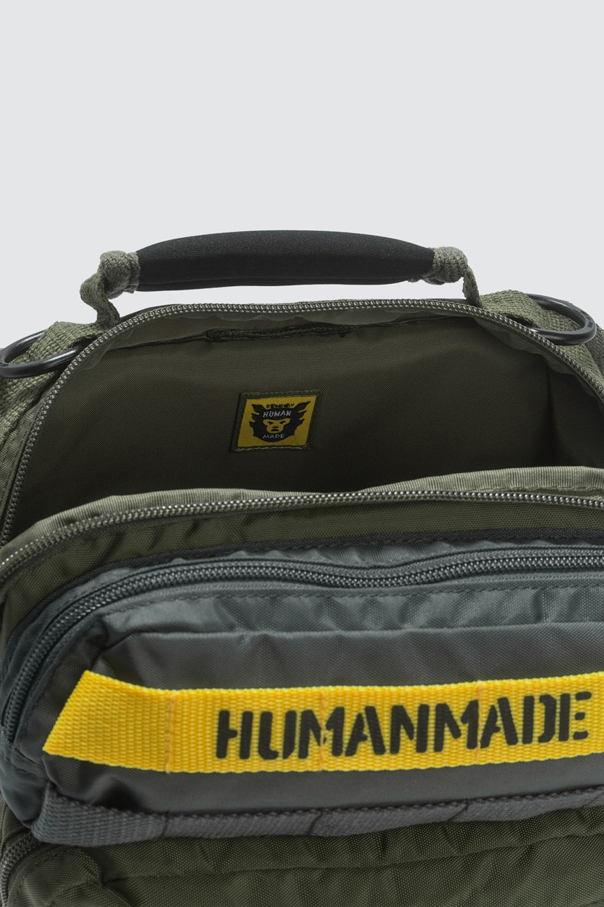 HUMAN MADE Military Backpack Shoulder Bag Spring Summer 2018 green olive