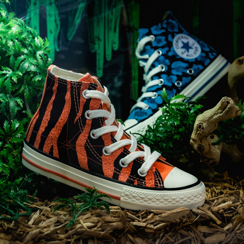 Dr Woo x Converse Chuck Taylor hypekids Giveaway Leopard print blue orange raffle free how to buy
