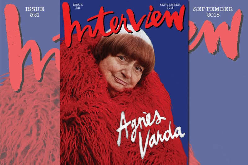 Interview magazine september 2018 issue relaunch agnes varda Hans Ulrich Obrist Collier Schorr Mel Ottenberg raf simons george condo andy warhol kerry washington mark ronson king princess Alexandria Ocasio-Cortez jennifer jason leigh phoebe cates rob pruitt john waters Ryan McGinley, Ibrahim Kamara, Pierre-Ange Carlotti, Petra Collins, Mark Peckmezian, Shaniqwa Jarvis, Ari Marcopoulos, Daniel Arnold september 6 2018 premiere arrival buy sale sell purchase cover star