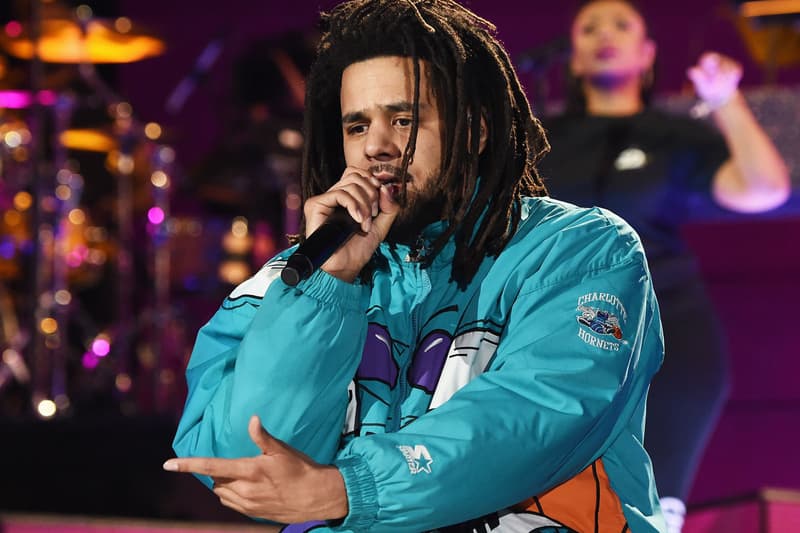 J. Cole Pays Tribute to Mac Miller Las Vegas concert swimming