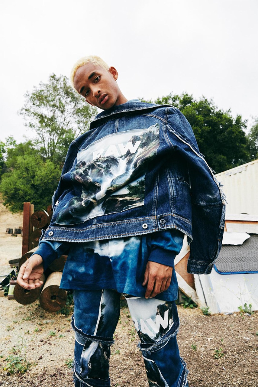 jaden smith g star raw forces of nature collection apparel fashion 2018