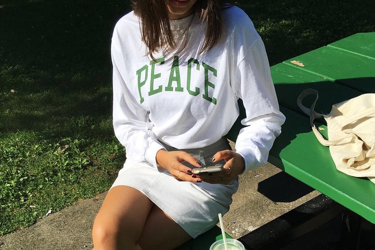 JJJJound Releases "Peace University" Tees