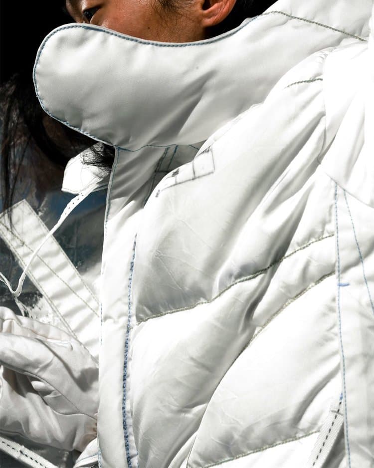 KANGHYUK Fall Winter 2018 Collection 4 Release white Long Jacket With Gloves Half Parka windbreaker jumper streetwear editorial lookbook