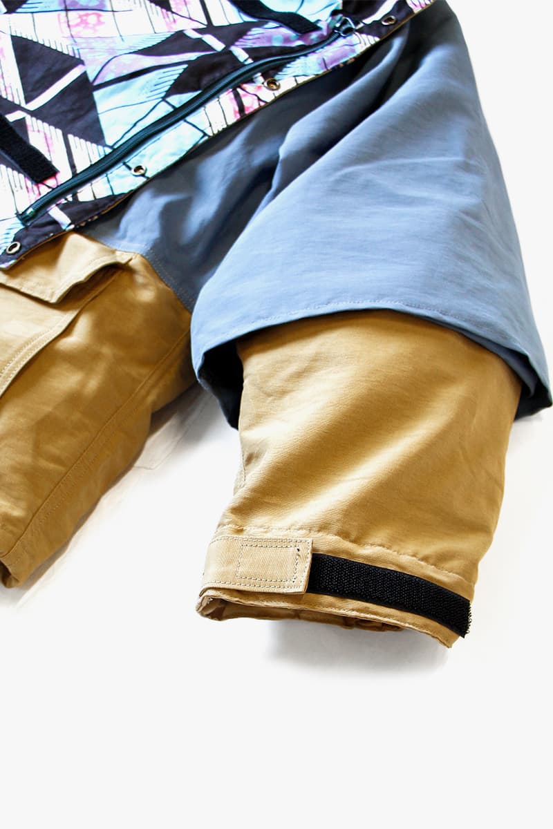 KAPITAL 60 40 Two Tone Kamakura Anorak Blouson Saxophone Gold Kinari Red Blue Beige