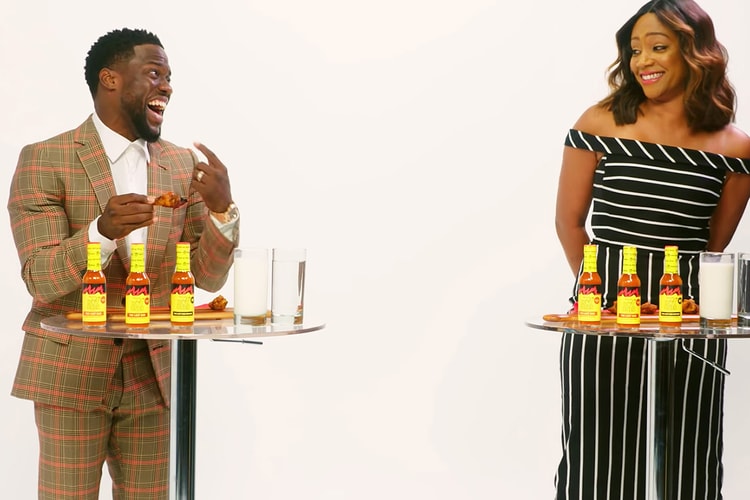 Kevin Hart & Tiffany Haddish Get Personal on 'Hot Ones: Truth or Dab'
